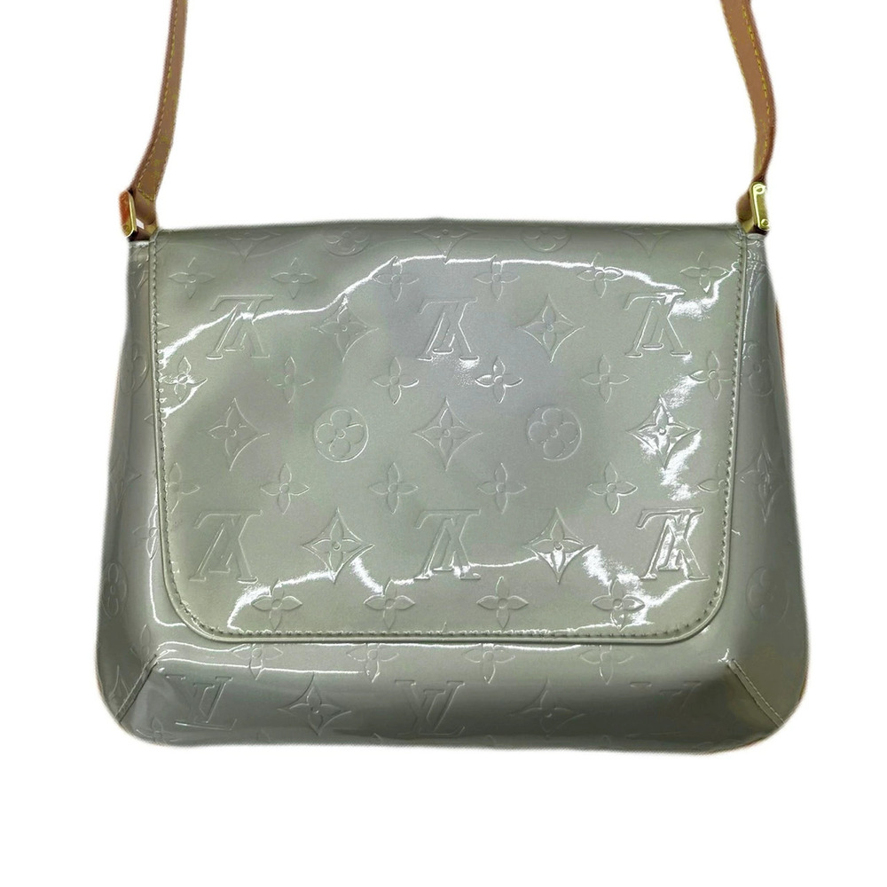Louis Vuitton Patent Shoulder Bag Street Baby Thompson Vernis Vernis Blue - Picture 2 of 11